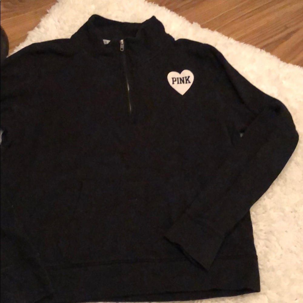 Victoria Secret Pink quarter zip sweater